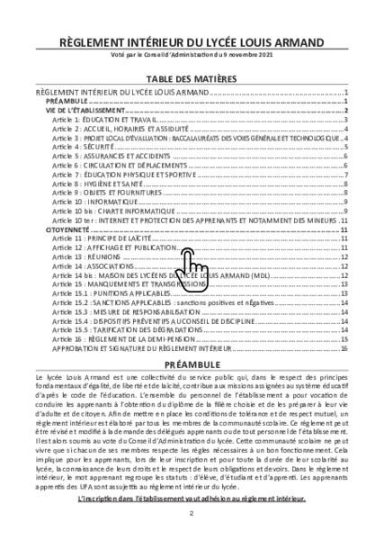 Reglement Interieur click
